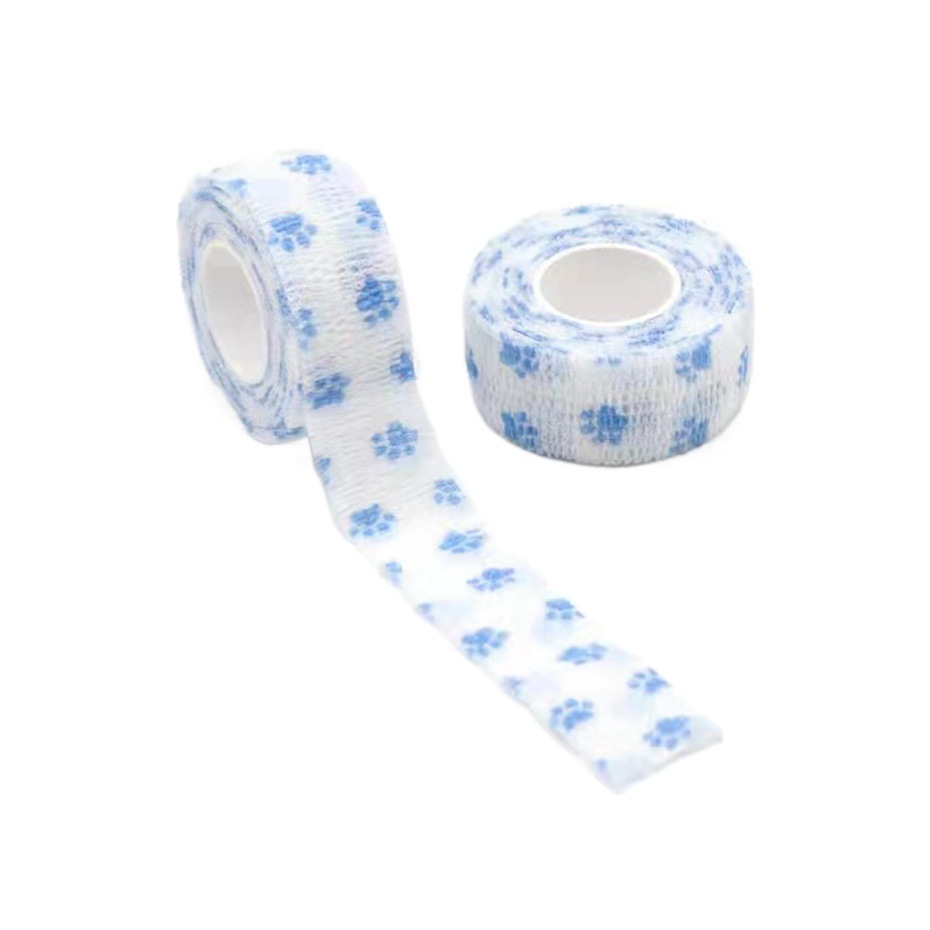 Finger protection bandage student writing cute blue mood wrapping finger cover protection anti-wear anti-cocoon self-adhesive hand guard tape