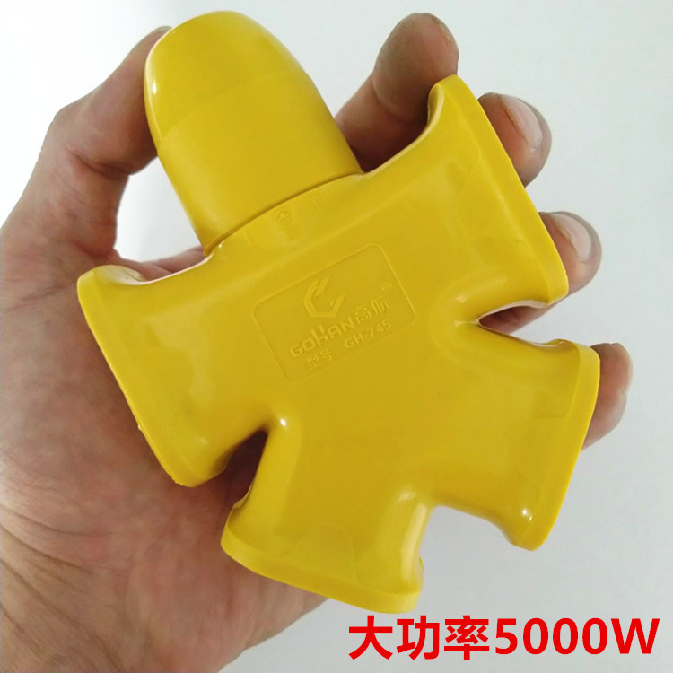 无线插座地拖不带线防爆插头防摔接线板工程户外自接线插排拖线板