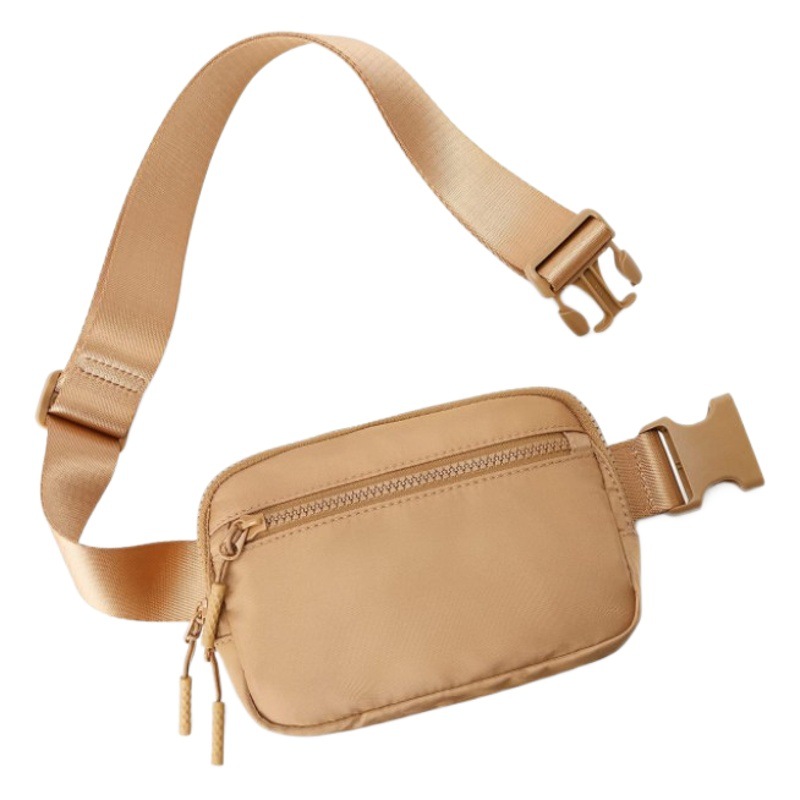 En stock venta al por mayor transfronteriza nuevo Lulu mismo bolsa de Salud Deportiva al aire libre corriendo multi-funcional bolsa de cintura imprimible LOGO