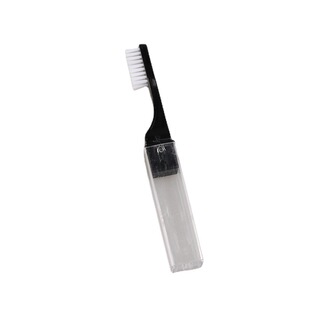 Supply of Black Plastic Handheld Toothbrush Transplantation, Travel Portable White Soft-bristled Toothbrush Transplantation, Can Consult Call