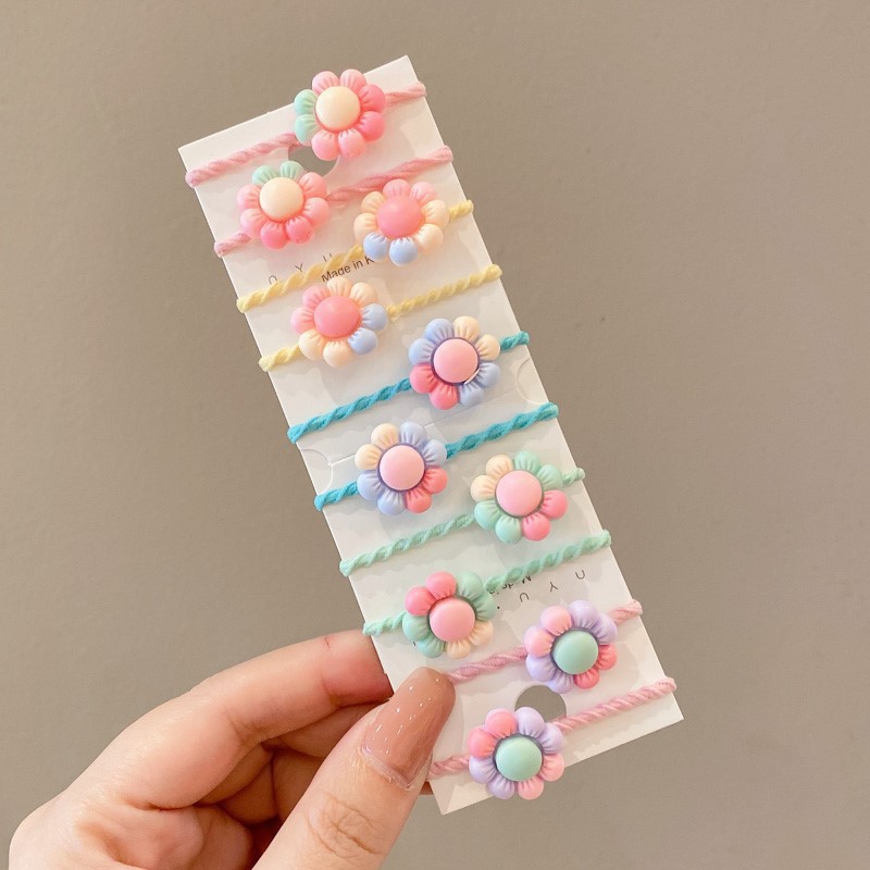3#color eight -petal flower 10 sets