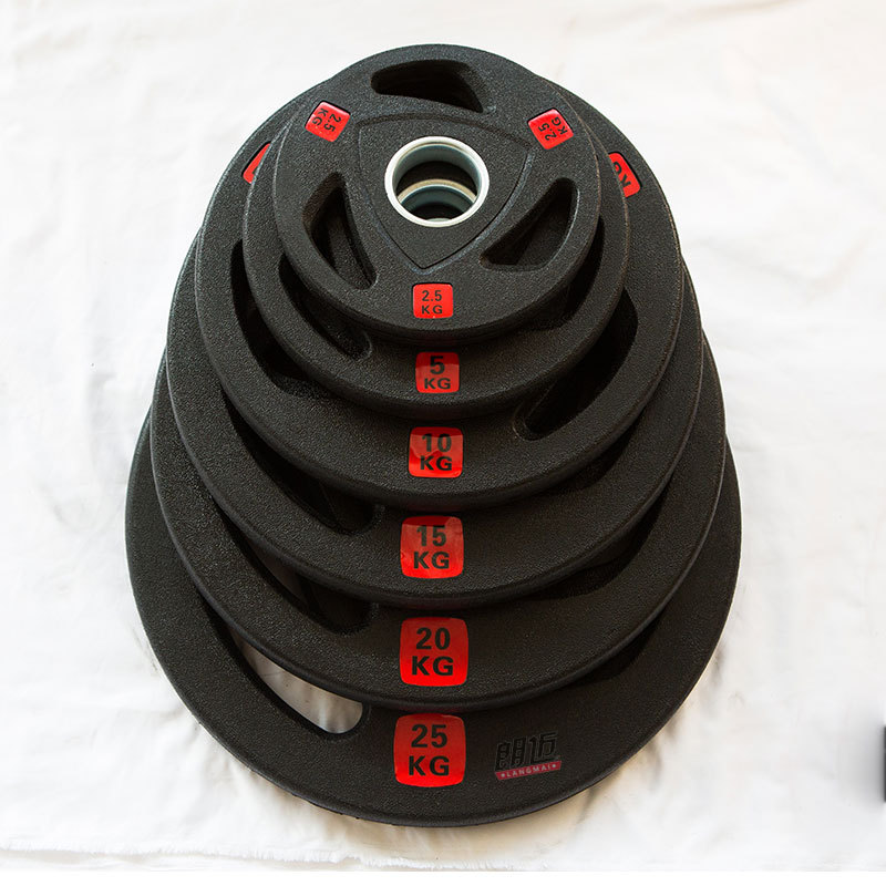 Dumbbell Plates, Barbell Plates, Small Hole Rubberized Home Fitness Equipment, Boys' Dormitory, Women's Weightlifting Barbell Plates, Customized