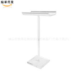 亚克力透明悬挂美发假发展示架假发支架桌面接发置物架假发陈列架