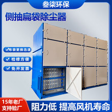侧抽扁袋除尘设备定制厂家不锈钢净化系统小型布袋式脉冲除尘器
