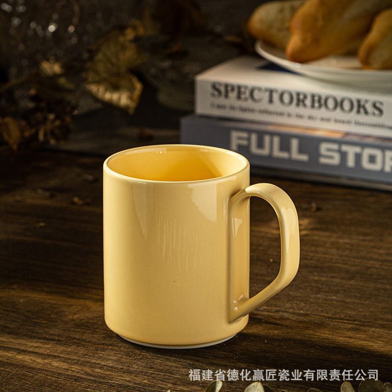 Espejo cruzado LZ LCCang nuevo color macera taza de porcelana taza de agua verde taza de café taza de cerámica taza de taza