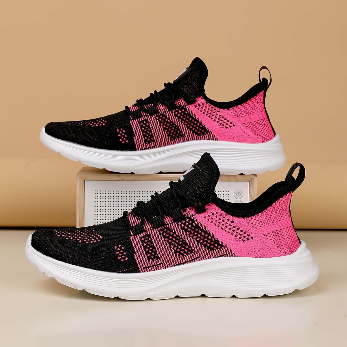 Zapatos deportivos ligeros zapatos para correr mujeres de mediana edad madres mayores zapatos casuales antideslizantes de primavera y otoño