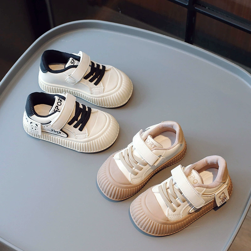 2024 осенние детские кроссовки детские кроссовки мальчики девочки повседневные кроссовки кожаные одиночные туфли