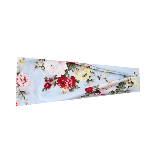 Eurasian Women's Sweatstop Head Scarf New Print Sports Headband Yoga Wide Edge Hair Band Hair Tying Band Face Washing Headband