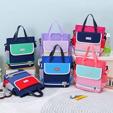 儿童书包6-12岁可定logo补习班手提袋卡拉羊护脊书包学校背包现货