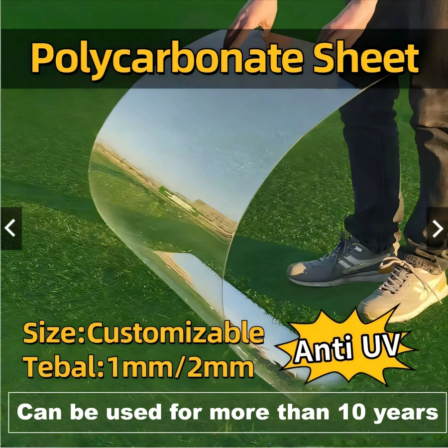 Трансграничные кровельные панели, трансграничные износостойкие панели, прозрачные пластиковые панели толщиной 1 мм для навесов, освещения и защиты от солнца