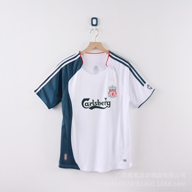 复古利物浦球衣Liverpool球迷版主场杰拉德俱乐部足球服足球球衣|undefined