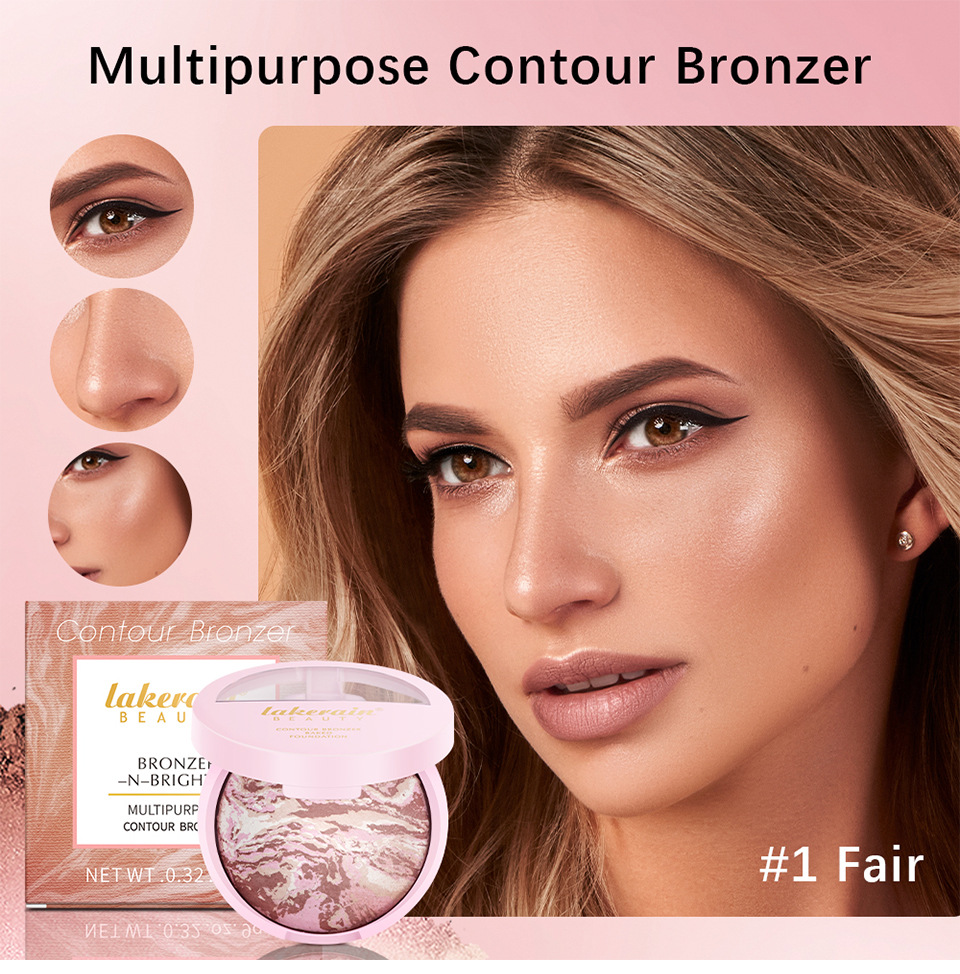 Cross-border new lakerain baking powder, highlighter Contour powder, setting and contouring undefined