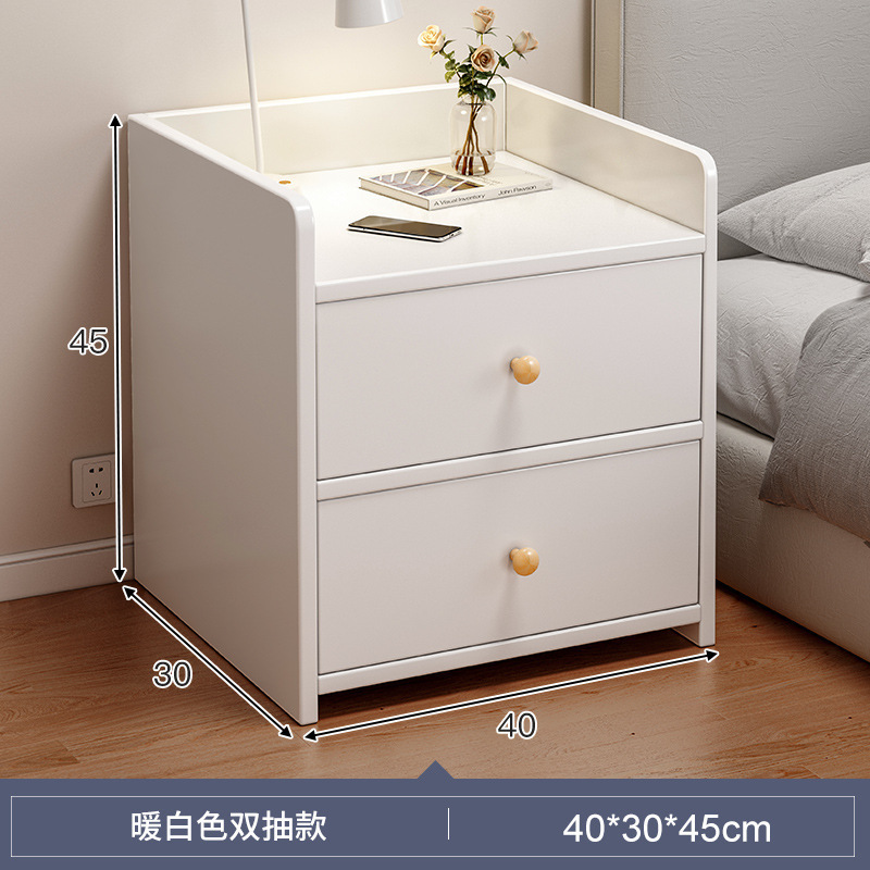 Cabina de cabezal de cama simple pequeño armario de almacenamiento simple dormitorio armario de almacenamiento doméstico estante de armario de cabecera