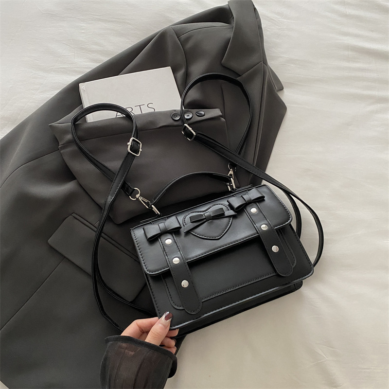 Bolsa de estilo universitario estilo coreano de moda alta sensación de nicho de diseño bolso multifuncional versátil bolso de hombro de mujer