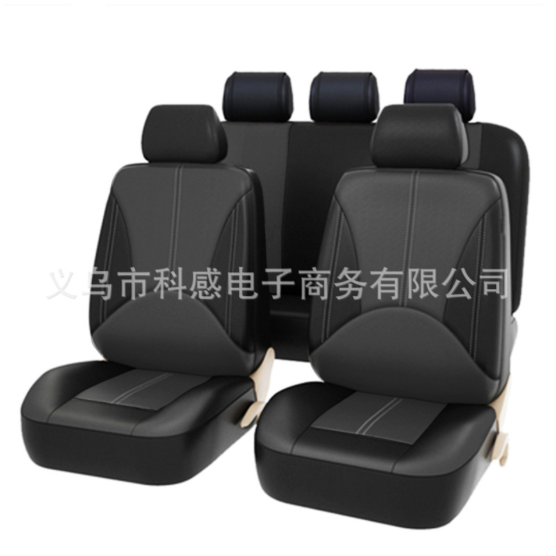 外国貿易通用シートカバーpu皮人工皮革pvcステッチ皮自動車wishアマゾンクロスボーダーカラー|undefined