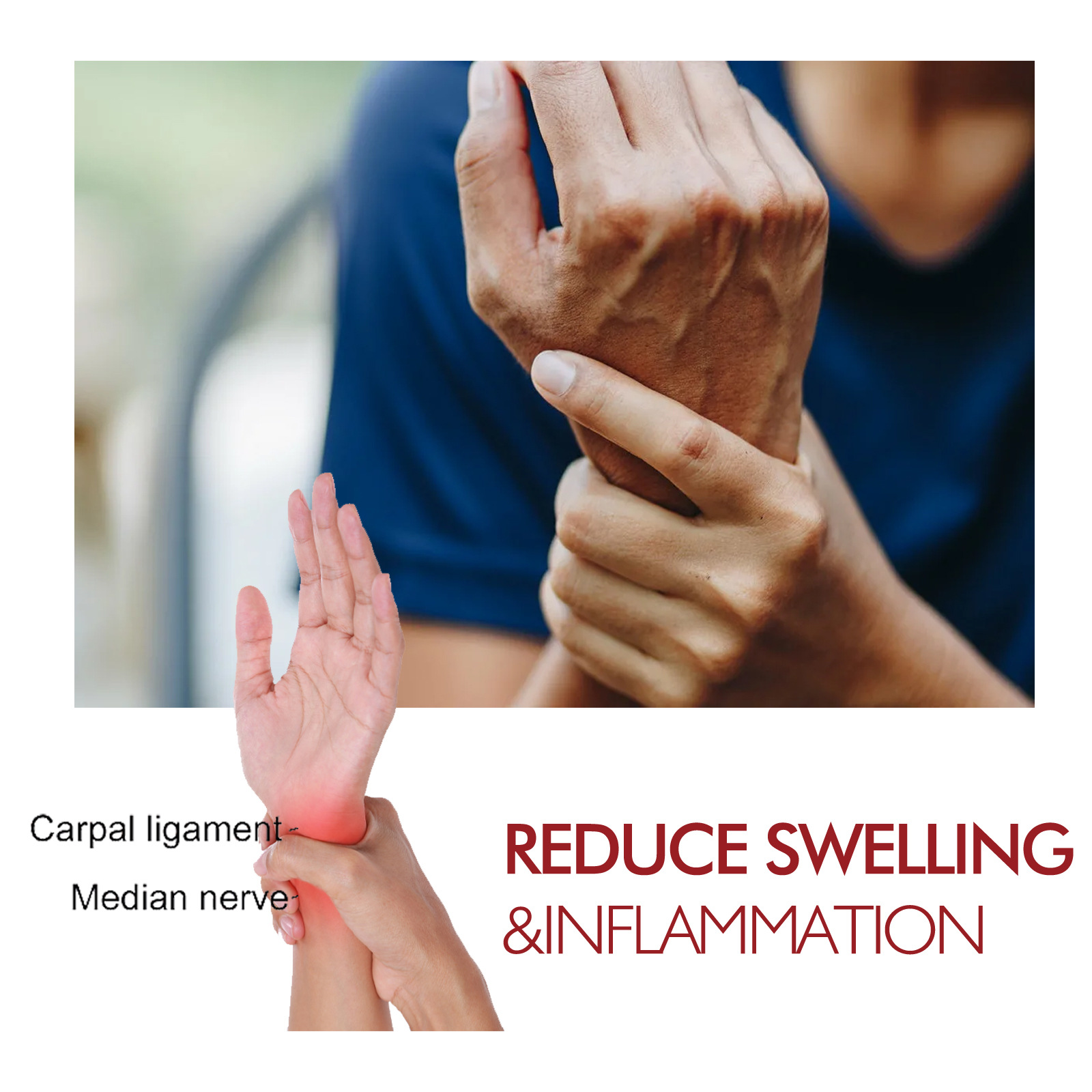 Mars Repair Körpermassagepflege, lindert Schmerzen im Handgelenk, ätherisches Öl_voghion.com