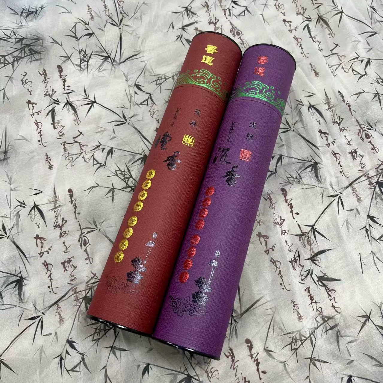 Бамбуковая палочка для благовоний 32,5 см, бумажная банка, упаковка, цилиндрическая упаковочная бумага, упаковочная бумага для сандалового дерева, агара, упаковочная бумага, банка