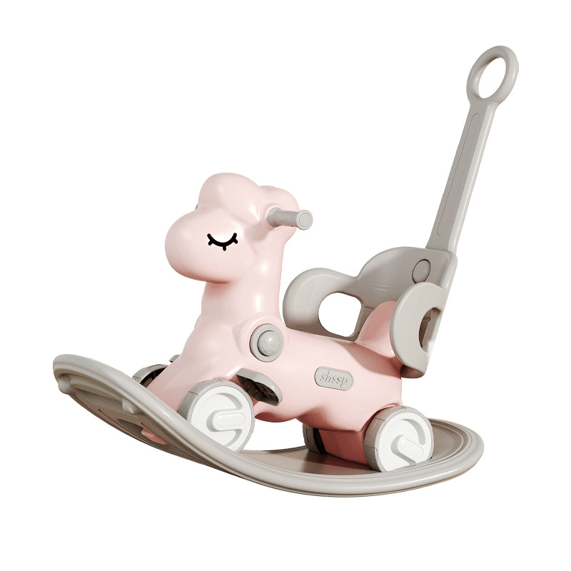 Juguetes multifuncionales para el hogar al por mayor para niños, bebés niñas de 0 a 3 años, regalo de cumpleaños para bebés, caballito balancín.