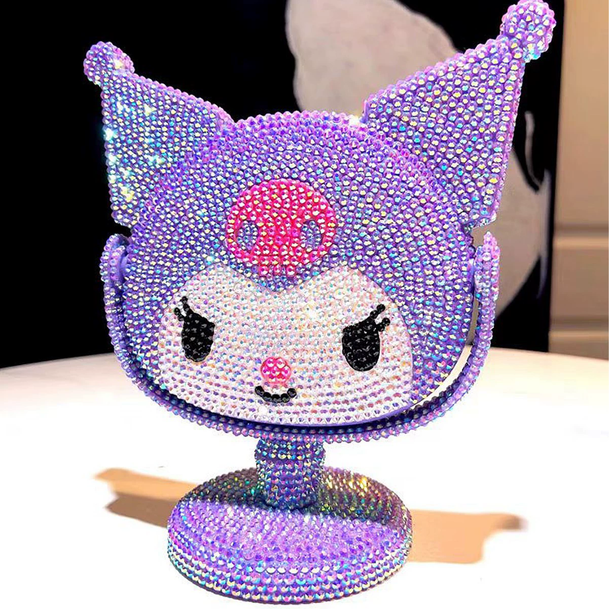 (Cross-border trading), sanrio, Hello Kitty, hello kitty, handheld mirror, cat, DIY