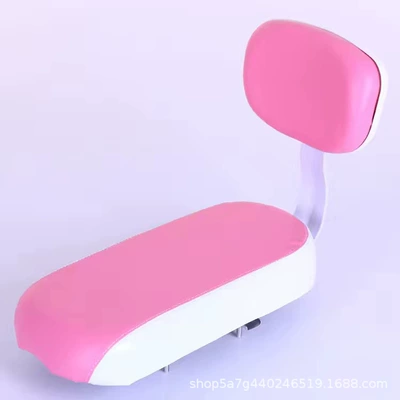 Mountain Bike Bicycle Rear: Electric car cushion - pink-cushion-backrest