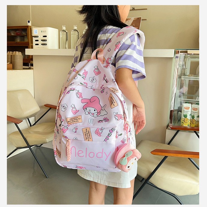 SCHOOLBAG 어린이 3-6 학년 초등학생 KULOMI SCHOOLBAG 귀여운 배낭 귀여운 경량 대용량 배낭