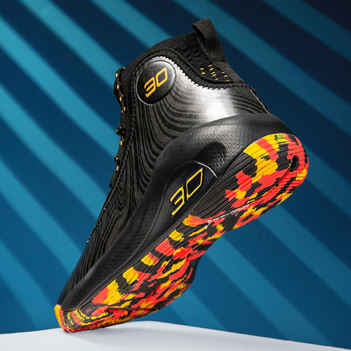 Children's platinum big children's 12 sneakers boys basketball shoes combat boots 13 junior high school students 14 youth sports shoes 15 years old