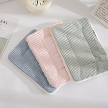 仓鼠窝垫加厚毛毯子垫冬季保暖宠物棉垫棉花绒小猫兔子小宠物垫子