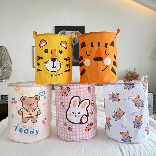 Manufacturer children's toy storage box large capacity household storage bag dirty clothes basket Oxford cloth clothes storage basket