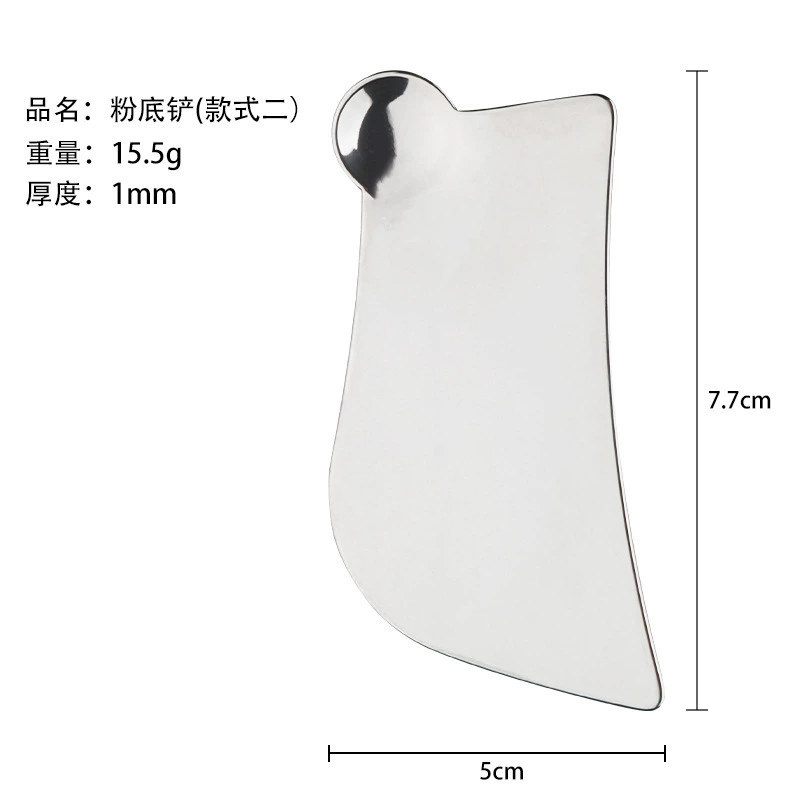 Gua sha тяговая палка для лица, массаж лицевых и глазных тканей и лифтинг, массажер-лист имитации рогового сердца-оксидная пластина