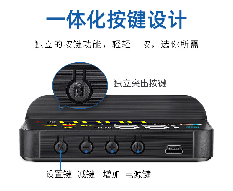 Weiying smart M17 car monitor car obd universal projector Shenzhen HD HUD head-up display
