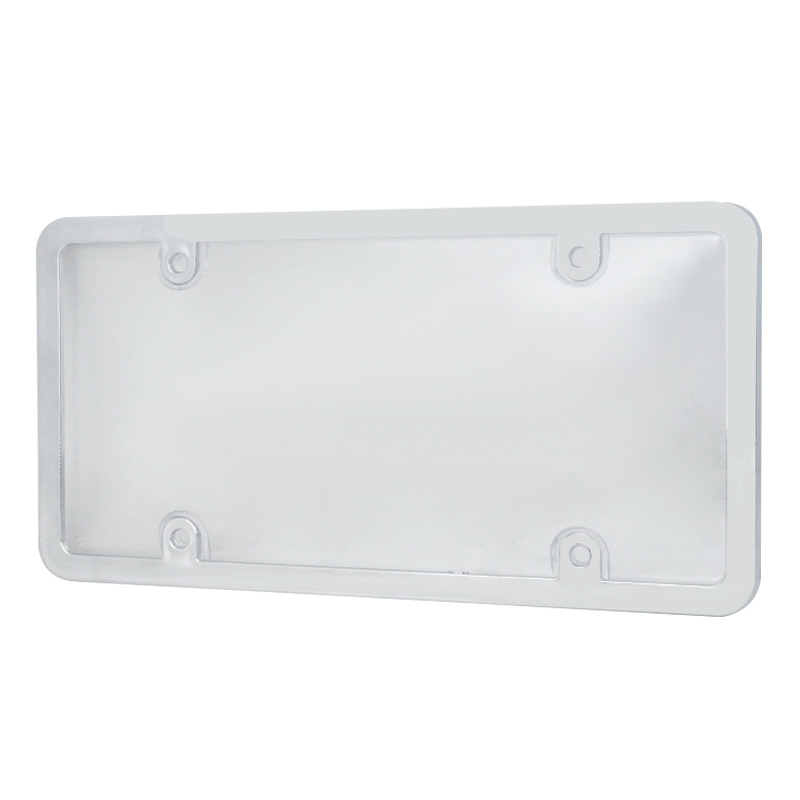 Factory direct American standard plastic license plate frame with cover transparent cover two-in-one American license plate frame accessories complete