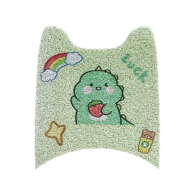 pad E70C/E80C/E90C/E125/E200P special — Electric vehicle foot mat - strawberry-dinosaur-no-9-e-series-old-style