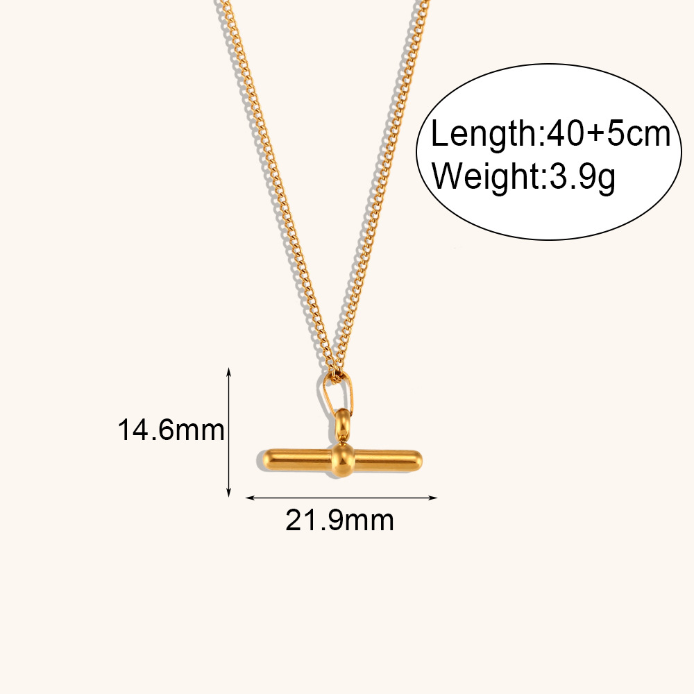 Simple Style Geometric Stainless Steel Titanium Steel Plating Earrings Necklace display picture 3