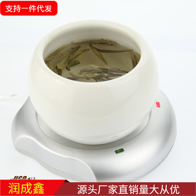 겨울 따뜻한 제품 창조적 인 선물 USB 알루미늄 합금 절연 플레이트 컵 매트 전기 난방 컵 매트 USB 절연 매트