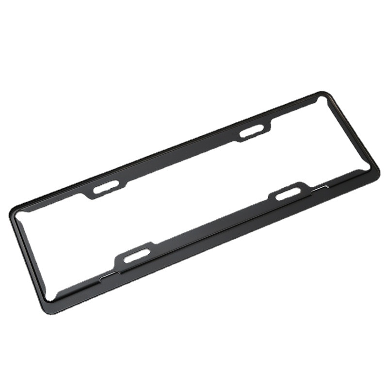Nuevo coche de energía Marco de placa de matrícula negro Reglamento nacional Marco de placa de matrícula de coche eléctrico de plata Nuevo reglamento de tráfico Marco de placa de fibra de carbono image 7