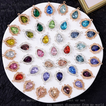 古风手工发饰步摇流苏合金配件饰品复古镂空花边水滴单吊挂件直供