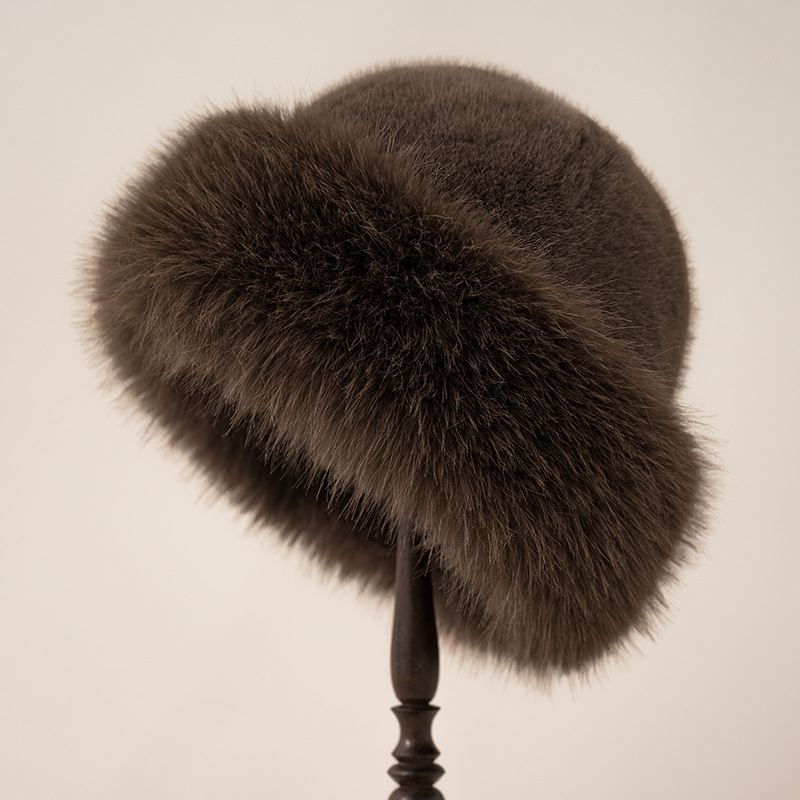 Mongolian felt hat [coffee color]