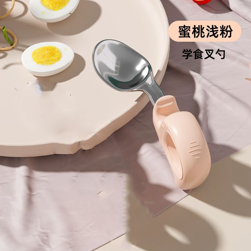 [316 박테리아] 복숭아 얕은 단일 숟가락 저장 상자