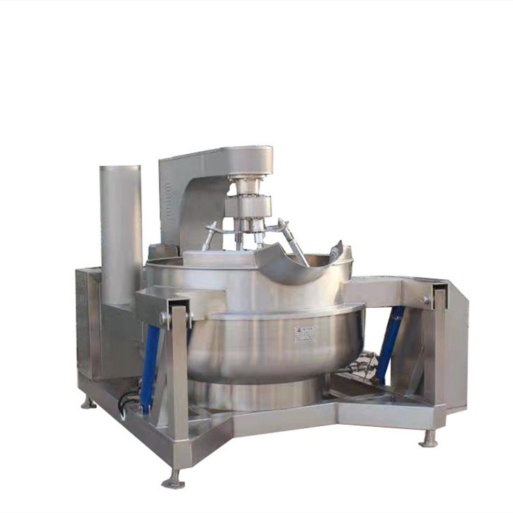 全自动小龙虾底料炒料机量大效率高省人工电磁加热多头搅拌炒酱锅