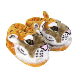 跨境新品Orange Tiger Slippers橙色老虎拖鞋休闲拖鞋厚底防滑