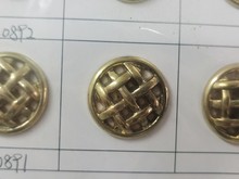 复古金色银色吉祥结蝴蝶结电镀钮扣大衣牛仔衣高级成衣纽扣