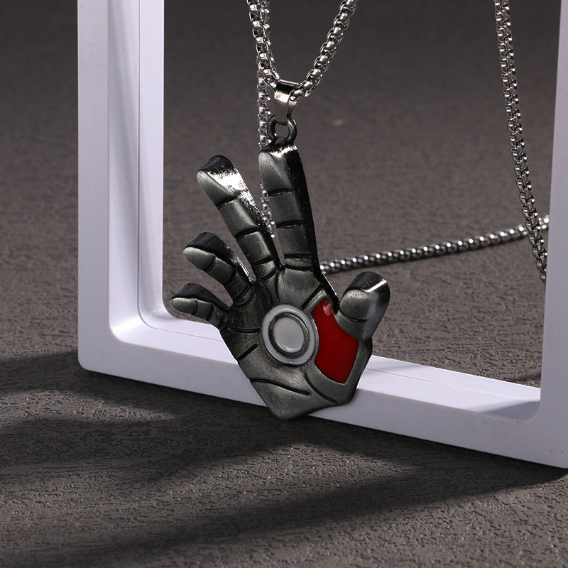 Edelstahl Herren Halskette Legierung Anhänger Hip Hop personalisierte trendige lange Pullover Kette_voghion.com