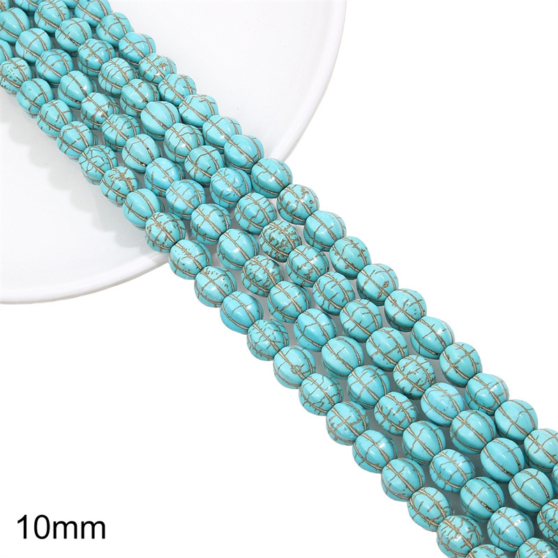 About 40 pumpkin beads