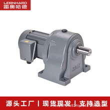 雷奥哈德电机750W卧式轴28碎纸机上用单相异步电机30比减速电机