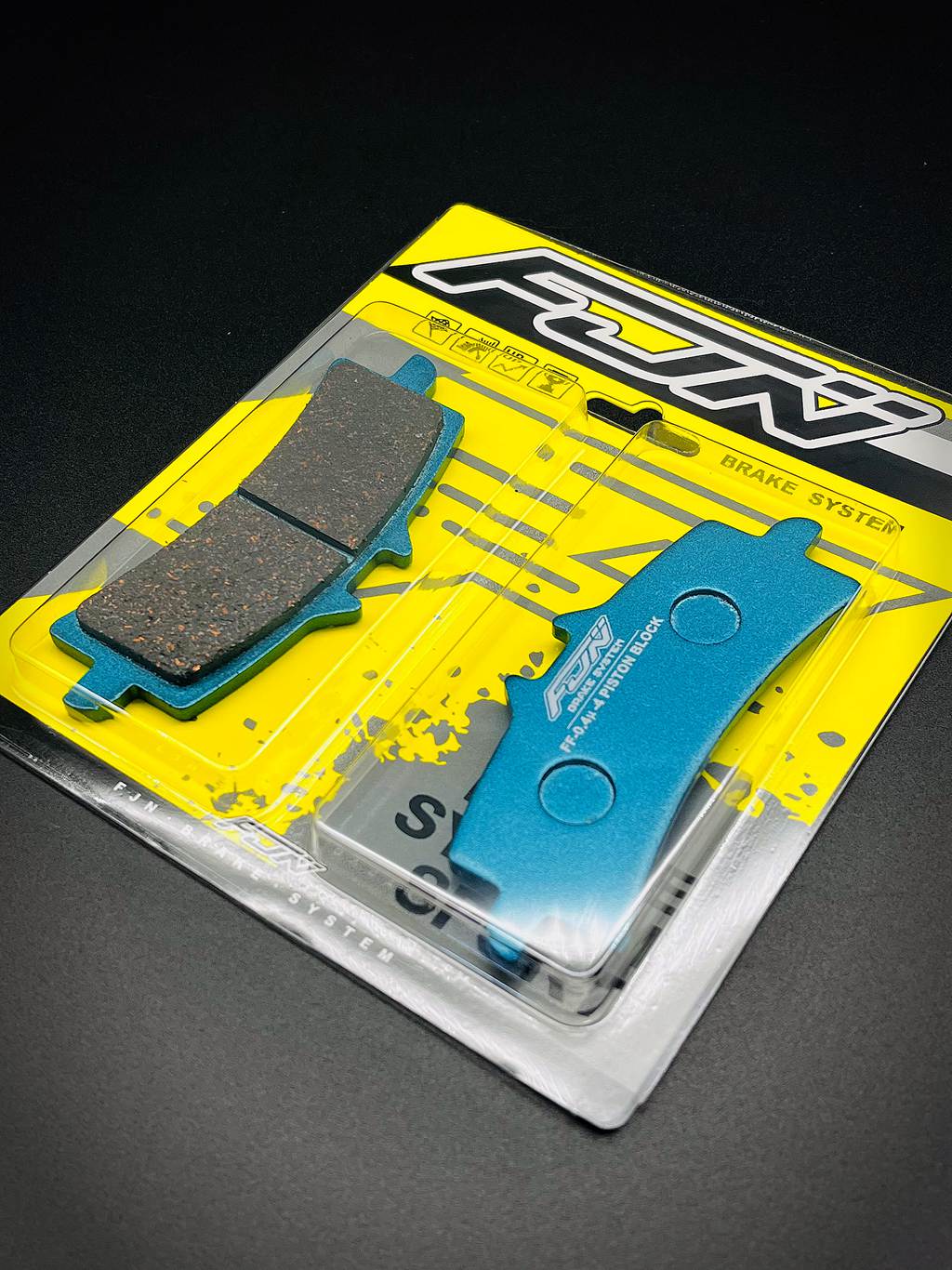 FJN metal semi-ceramic small crab brake pads 9GA FR6 GP4 for modification of four-piston radial calipers