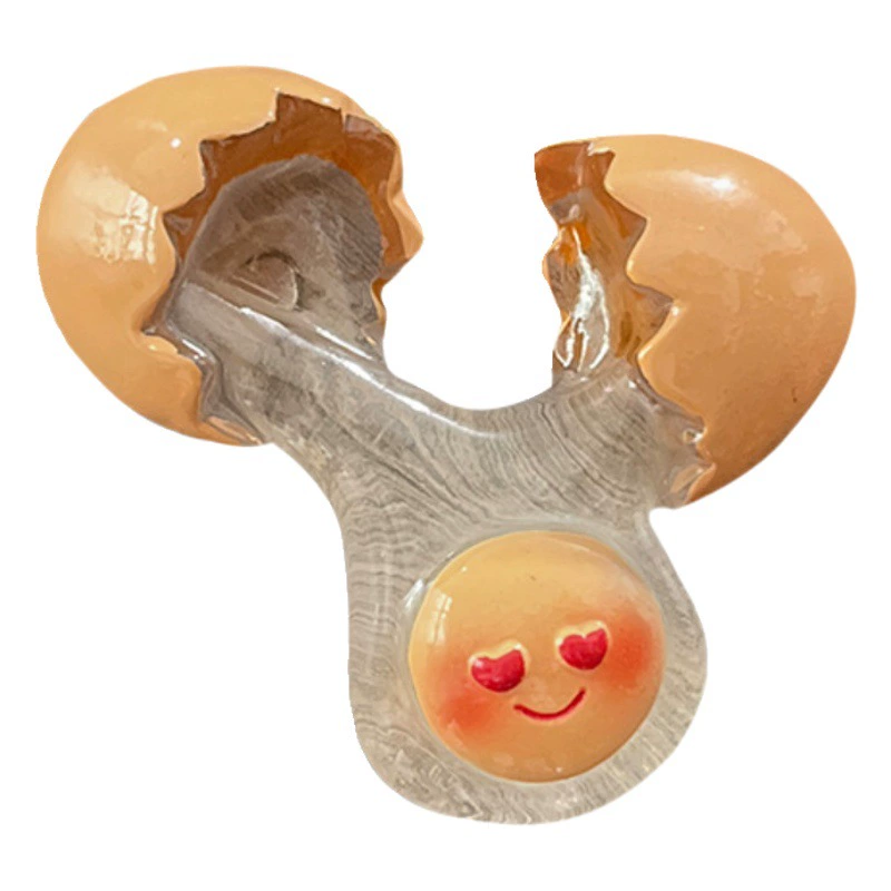 Креативное милое яйцо стикер на холодильник магнитная наклейка моделирование смолы магнитная наклейка всасывающая наклейка украшение двери холодильника