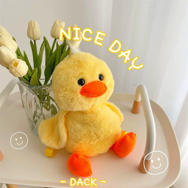 B.Duck, брендовый рюкзак, милая кукла, сумка через плечо в виде мультяшки, плюшевый держатель карты