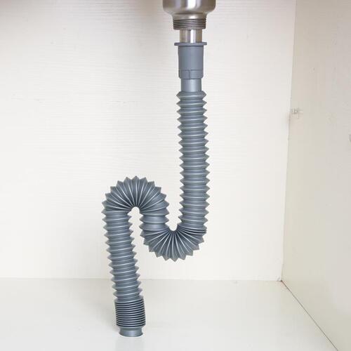 Drain pipe for sink wastewater pipe kitchen bathroom floor drain deodorizing anti-corrosion universal telescopic plastic extensible soft tube