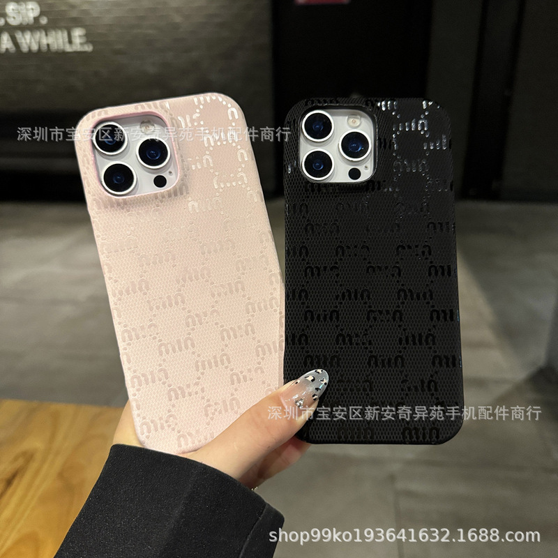 欧美高级感潮牌保护套适用iPhone17Promax跨境爆款苹果16手机壳15|undefined