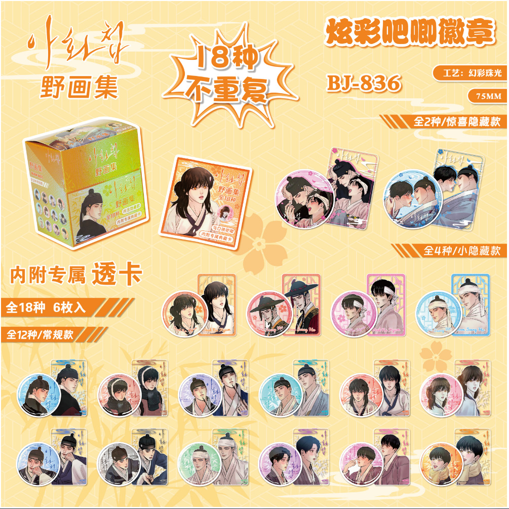 BJ-836 와일드 페인팅 컬렉션-바지 블라인드 박스 (6/박스)